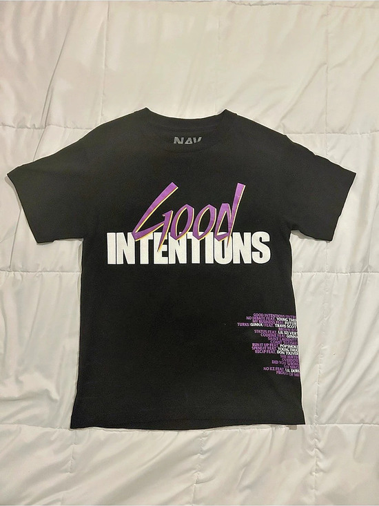 NAV Other - NAV Graphic Tee in Black & Purple Size Small